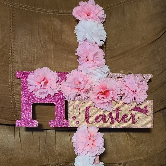 Religious cross easter wreath - Picture 2 of 3